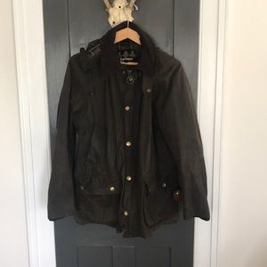 Men's classic waxed cotton Barbour coat M
